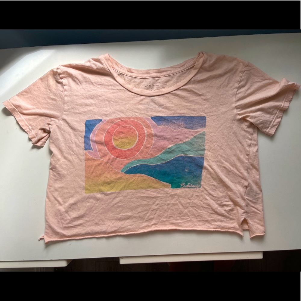 cropped billabong tee